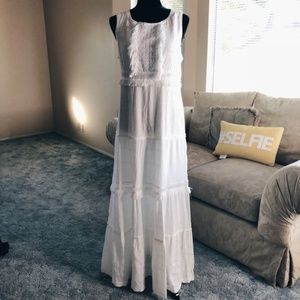 Nwt max studio white long dress